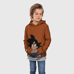 Толстовка-худи детская DRAGON BALL ДРАГОН БОЛЛ, цвет: 3D-меланж — фото 2