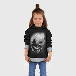 Толстовка-худи детская TOKYO GHOUL ТОКИЙСКИЙ ГУЛЬ, цвет: 3D-меланж — фото 2