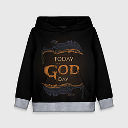Толстовка-худи детская God day GOW, цвет: 3D-меланж