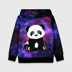 Толстовка-худи детская Space Panda, цвет: 3D-черный