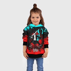 Толстовка-худи детская SOLO LEVELING МАНХВА, цвет: 3D-черный — фото 2