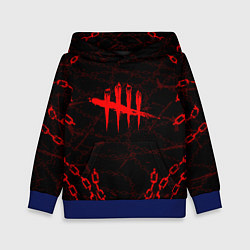 Толстовка-худи детская DEAD BY DAYLIGHT ЦЕПИ, цвет: 3D-синий