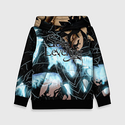 Толстовка-худи детская Solo leveling, цвет: 3D-черный