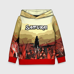 Толстовка-худи детская SAMURAI PROJECT RED, цвет: 3D-красный