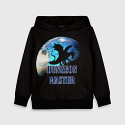 Толстовка-худи детская Dungeon Master, цвет: 3D-черный
