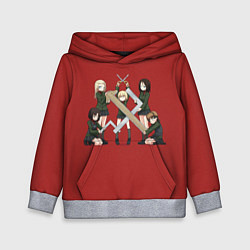 Толстовка-худи детская Girls und Panzer Правда, цвет: 3D-меланж