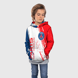 Толстовка-худи детская ФК ПСЖ FC PSG PARIS SG, цвет: 3D-меланж — фото 2