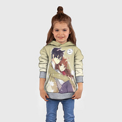Толстовка-худи детская Хоримия, цвет: 3D-меланж — фото 2