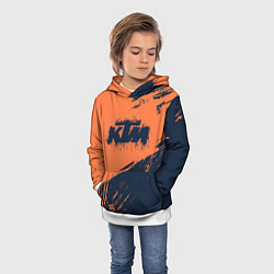 Толстовка-худи детская KTM ГРАНЖ Z, цвет: 3D-белый — фото 2
