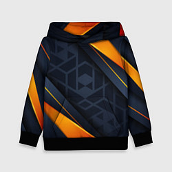 Толстовка-худи детская BLACK ORANGE, цвет: 3D-черный