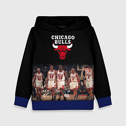 Толстовка-худи детская CHICAGO BULLS 3, цвет: 3D-синий