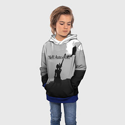 Толстовка-худи детская Nier Automata Z, цвет: 3D-синий — фото 2