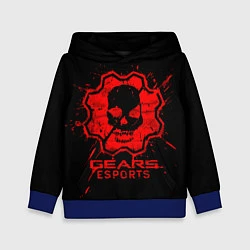 Толстовка-худи детская Gears esports, цвет: 3D-синий