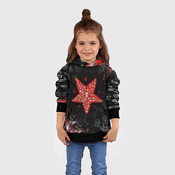 Толстовка-худи детская The Binding of Isaac ИСААК, цвет: 3D-черный — фото 2