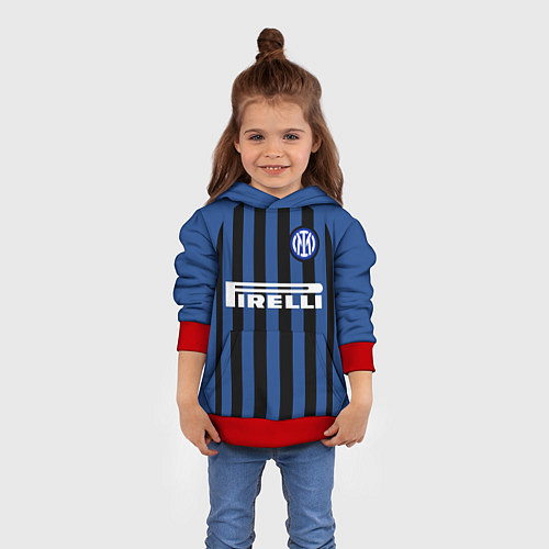 Детская толстовка INTER MILAN / 3D-Красный – фото 4