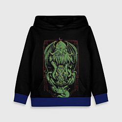Толстовка-худи детская The Great Old One, цвет: 3D-синий