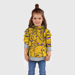 Толстовка-худи детская Nessy, цвет: 3D-меланж — фото 2