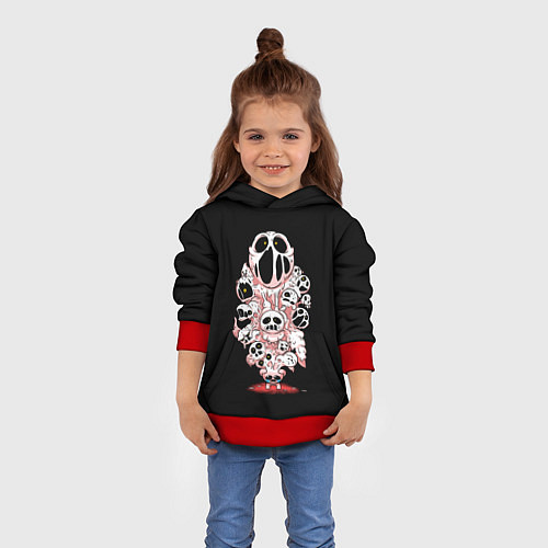 Детская толстовка В голове Айзека / 3D-Красный – фото 4