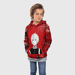 Толстовка-худи детская САНО МАНДЗИРО МАЙКИ, цвет: 3D-меланж — фото 2