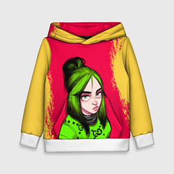 Толстовка-худи детская BILLIE EILISH БИЛЛИ АЙЛИШ Z, цвет: 3D-белый