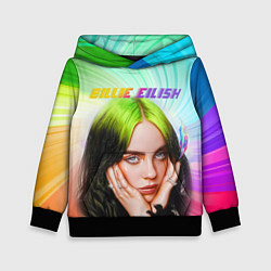 Толстовка-худи детская BILLIE EILISH БИЛЛИ АЙЛИШ Z, цвет: 3D-черный