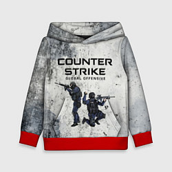 Толстовка-худи детская COUNTER TERRORIST CS GO Z, цвет: 3D-красный