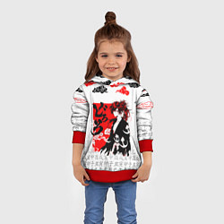 Толстовка-худи детская ДОРОРО DORORO ХЯККИМАРУ, цвет: 3D-красный — фото 2