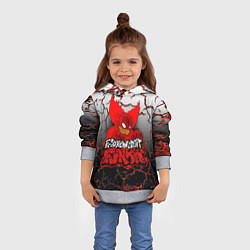 Толстовка-худи детская Friday Night Funkin Tricky One, цвет: 3D-меланж — фото 2