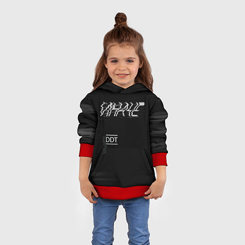 Детская толстовка ИНАЧЕ DDT / 3D-Красный – фото 4