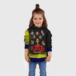 Толстовка-худи детская КНЯZZ Гимн Шута, цвет: 3D-синий — фото 2
