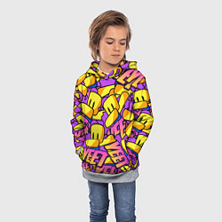 Толстовка-худи детская ROBLOX РОБЛОКС YEET, цвет: 3D-меланж — фото 2