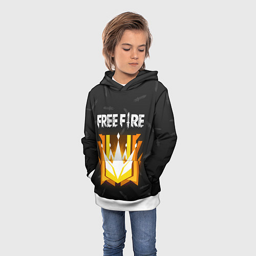 Детская толстовка Free Fire Фри фаер / 3D-Белый – фото 3