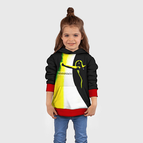 Детская толстовка Кукрыниксы - Фаворит Солнца / 3D-Красный – фото 4