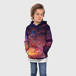 Толстовка-худи детская AMY ROSE SONIC СОНИК Z, цвет: 3D-белый — фото 2