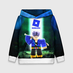 Толстовка-худи детская DRAGONBALL ROBLOX РОБЛОКС Z, цвет: 3D-белый