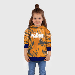 Толстовка-худи детская KTM КТМ Z, цвет: 3D-синий — фото 2