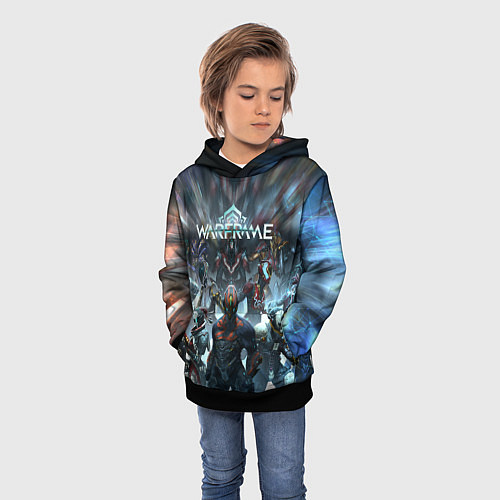 Детская толстовка WARFRAME ВАРФРЕЙМ Z / 3D-Черный – фото 3