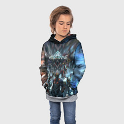 Толстовка-худи детская WARFRAME ВАРФРЕЙМ Z, цвет: 3D-меланж — фото 2