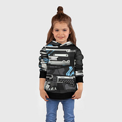 Толстовка-худи детская CS VULCAN STEEL ВУЛКАН, цвет: 3D-черный — фото 2