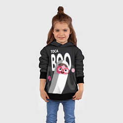 Толстовка-худи детская Toca Boo, цвет: 3D-черный — фото 2