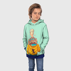 Толстовка-худи детская МГК, цвет: 3D-синий — фото 2