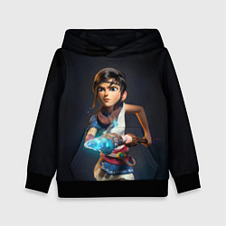 Толстовка-худи детская Боевитая Кена, цвет: 3D-черный