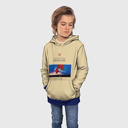 Толстовка-худи детская Music for the Masses -, цвет: 3D-синий — фото 2