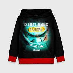 Толстовка-худи детская The Sickness - Disturbed, цвет: 3D-красный