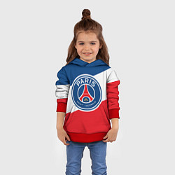 Толстовка-худи детская Paris Saint-Germain FC, цвет: 3D-красный — фото 2