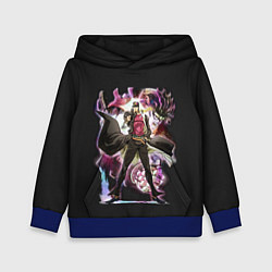 Толстовка-худи детская Джотаро Куджо Джо Джо, цвет: 3D-синий
