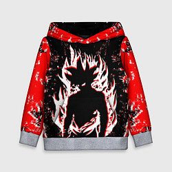 Толстовка-худи детская Dragon ball super, цвет: 3D-меланж