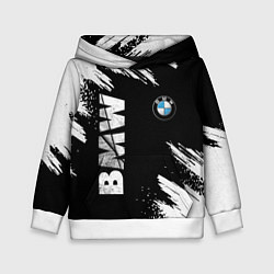 Толстовка-худи детская BMW GRUNGE БМВ ГРАНЖ, цвет: 3D-белый