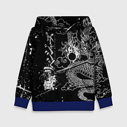 Толстовка-худи детская ТОКИЙСКИЕ МСТИТЕЛИ TOKYO REVENGERS ДРАКОН, цвет: 3D-синий
