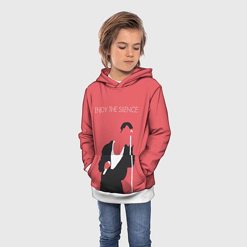 Детская толстовка Ганн на концерте / 3D-Белый – фото 3